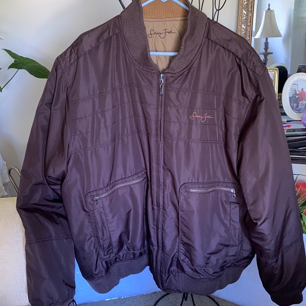 Sean John vintage quilted reversible jacket 3XL